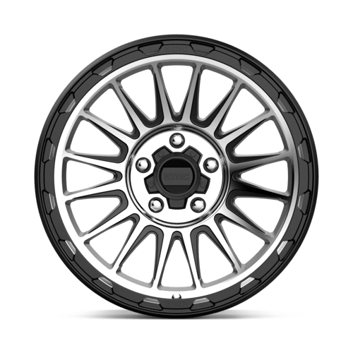 KM542 18X9 5X5.0 S-BLK MACH 00MM