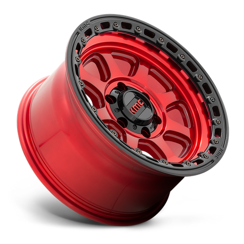 KM548 17X9 5X5.0 C-RED BLK-LP -12MM