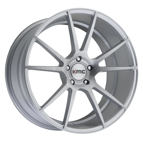 KM709 20X8.5 5X115 BRUSHED SLV 25MM