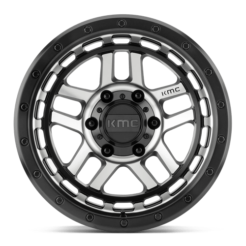 KM540 17X8.5 5X5.0 S-BLK MACH 18MM