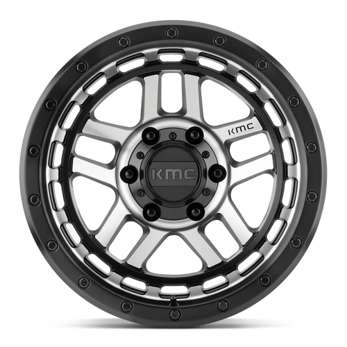 KM540 17X8.5 6X120 S-BLK MACH 18MM