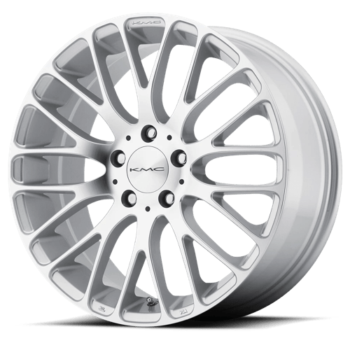 KM693 20X8.5 5X4.25 SLV MACH FACE 40MM