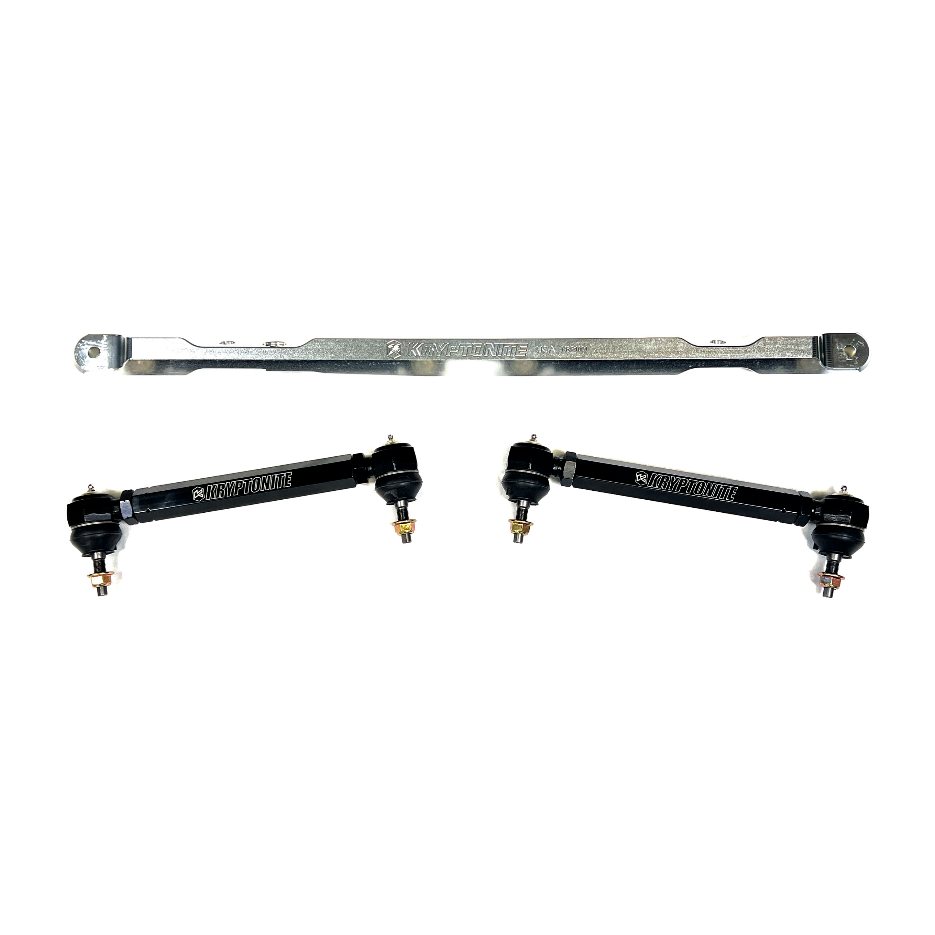Kryptonite SS Centerlink and Tie Rod Package 2001–2010 HD Trucks & 2002-2009 Hummer H2