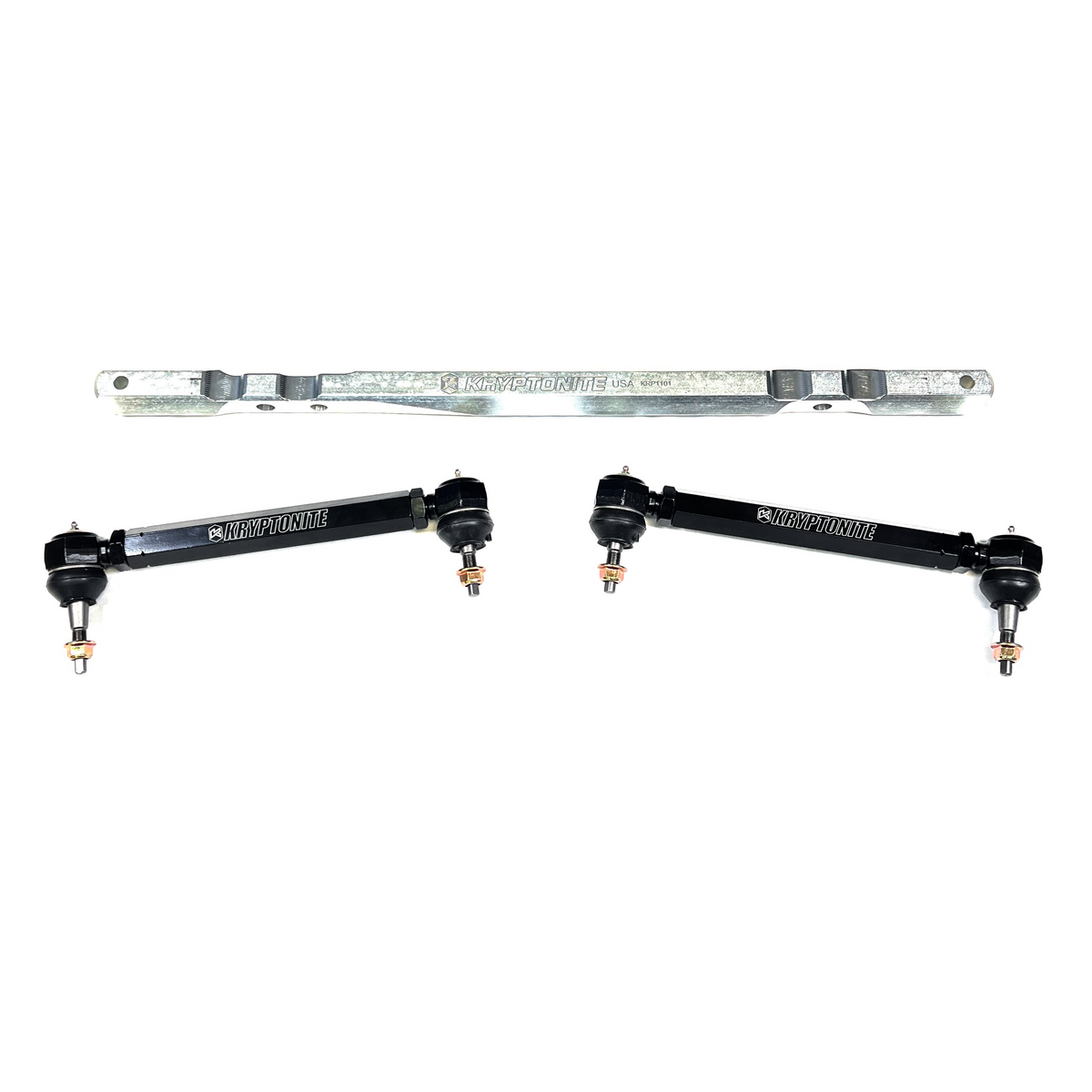 Kryptonite SS Center Link and Tie Rod Package for 2011–2026 Chevy/GMC 2500HD/3500HD