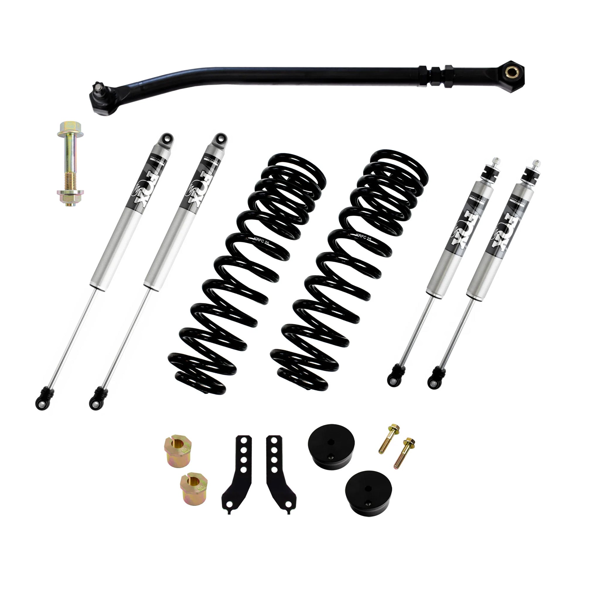 Kryptonite Stage 2 Leveling Kit with Fox Shocks for 2017-2026 Ford Super Duty F250/F350