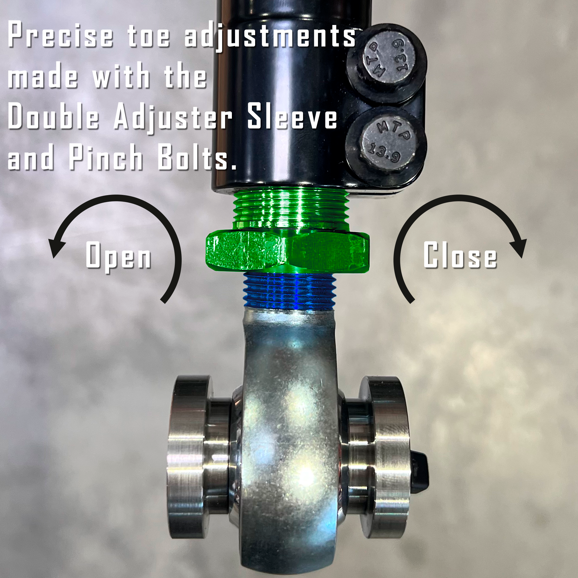 KRYPTONITE POLARIS TURBO R/PRO S DEATH GRIP SERIES ADJUSTABLE TOE LINKS