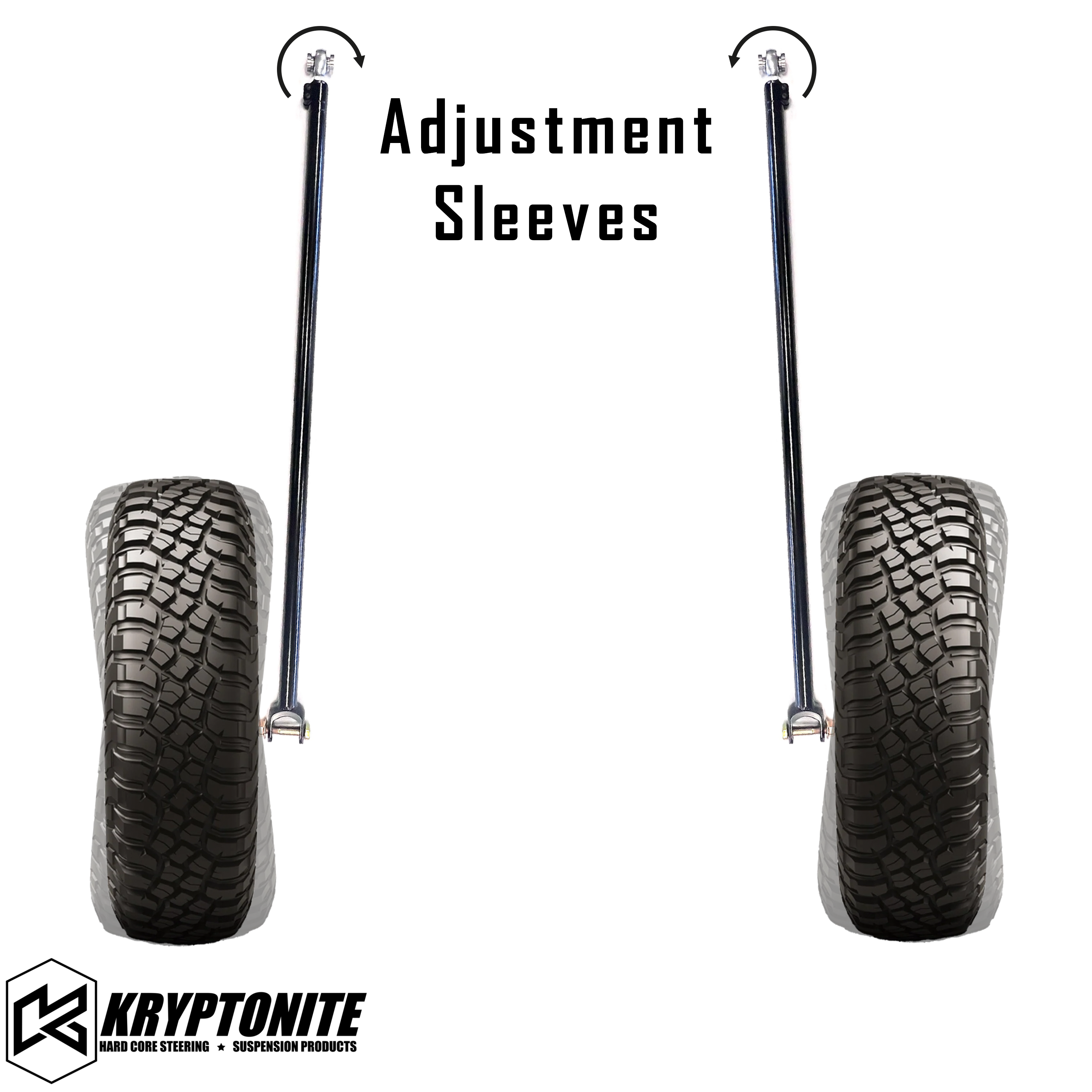 KRYPTONITE POLARIS TURBO R/PRO S DEATH GRIP SERIES ADJUSTABLE TOE LINKS
