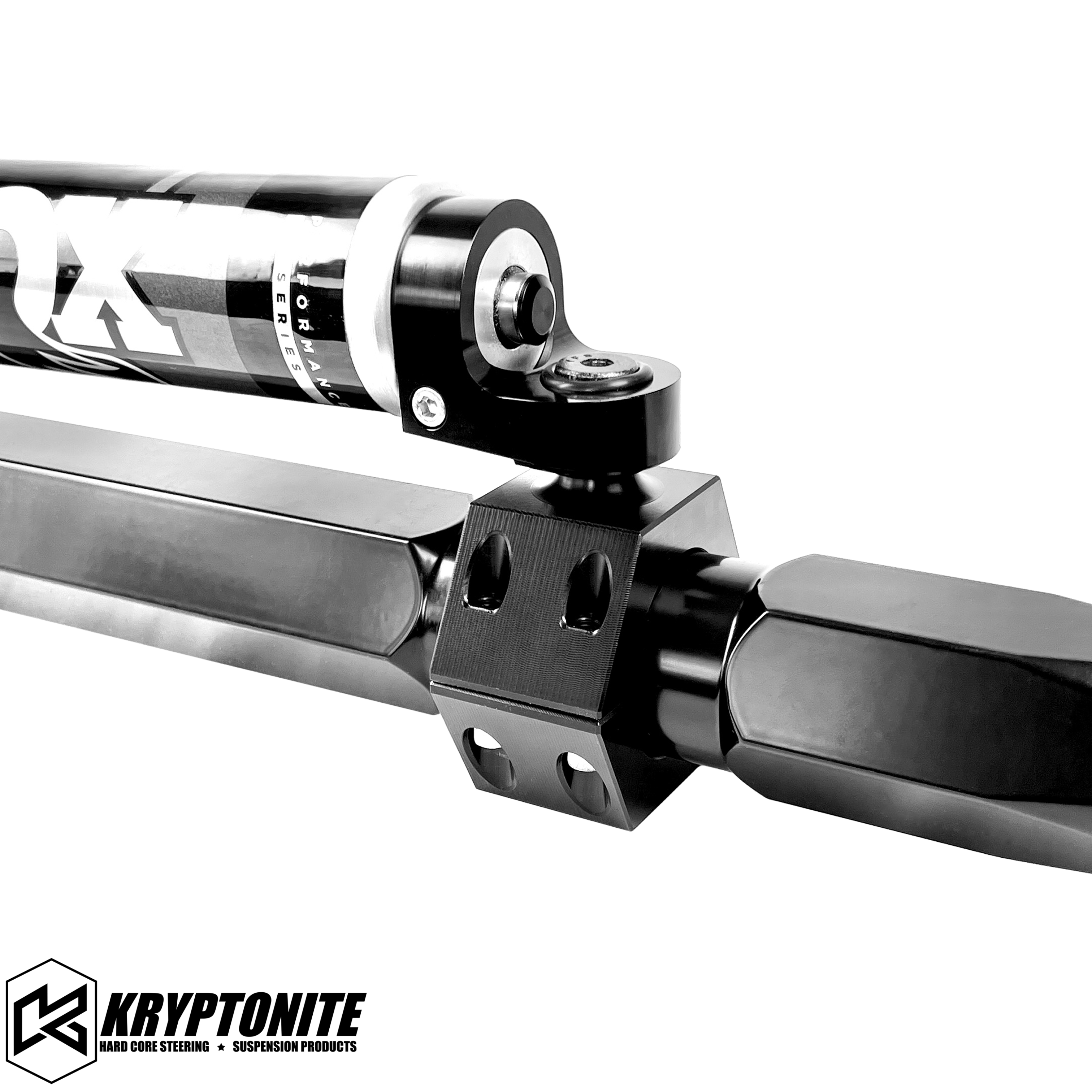 Fox Performance Series 2.0 TS Stabilizer for 2011-2025 Ford Super Duty F-250/F-350 with Kryptonite Drag Link