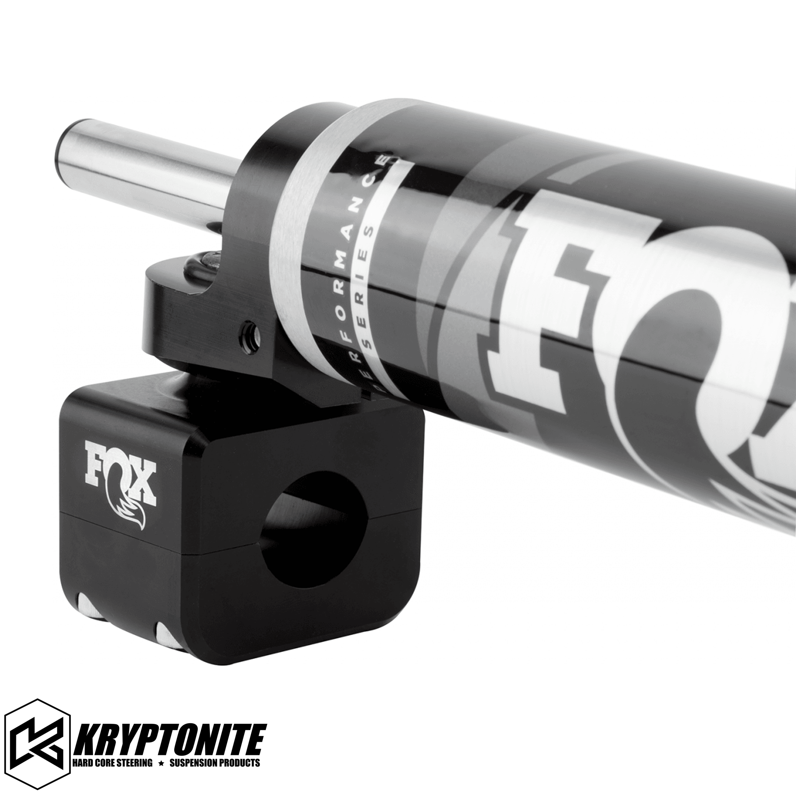 Fox Performance Series 2.0 TS Stabilizer for 2017-2024 Ford Super Duty with Factory Drag Link