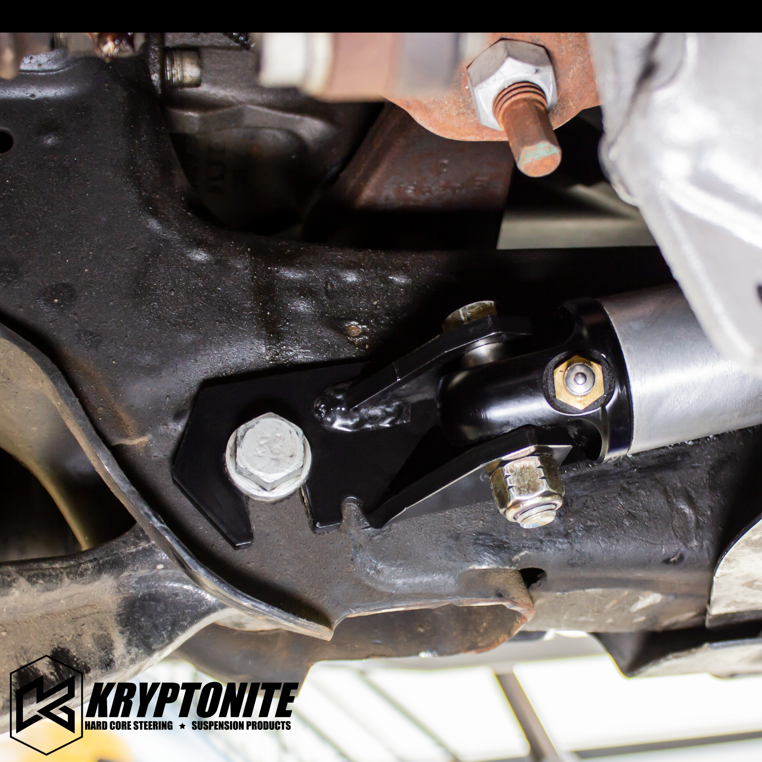 KRYPTONITE BILSTEIN STEERING STABILIZER MOUNTING BRACKET FOR 2015–2025 CHEVY/GMC 2500HD/3500HD