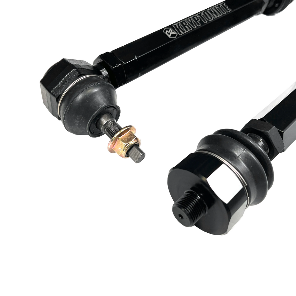 Kryptonite Tie Rod Kit for 2001–2010 Chevy/GMC 1500HD/2500HD/3500HD, 2001-2013 Chevy Suburban/GMC Yukon Xl 2500 & 2002–2009 Hummer H2