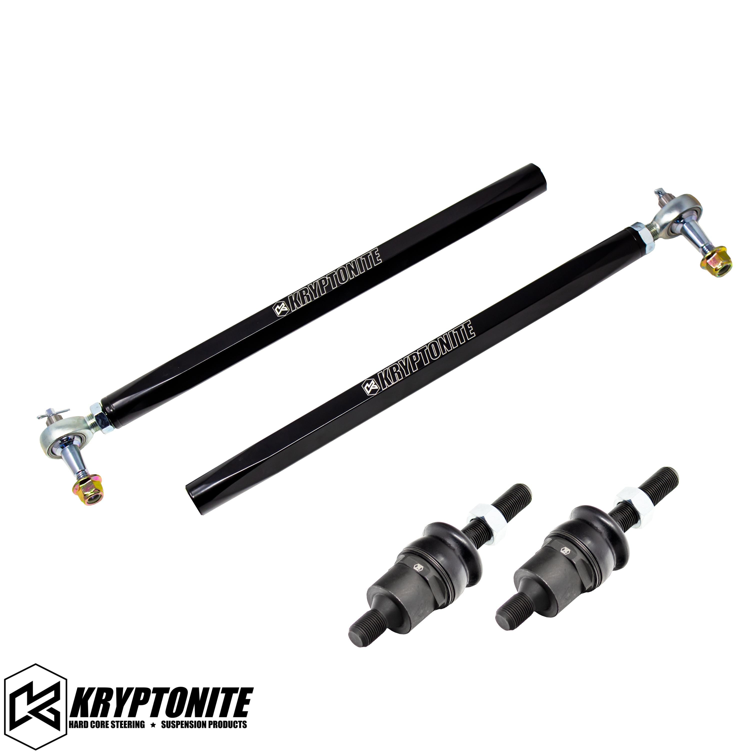 KRYPTONITE POLARIS RZR DEATH GRIP TIE RODS STAGE "1" 2020-2023 PRO XP SHOCK THERAPY