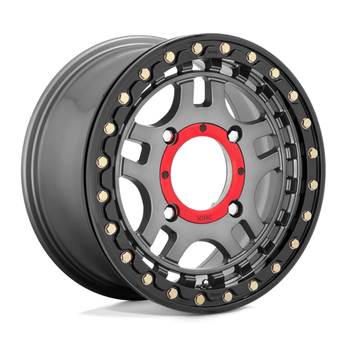 RECON UTV BL 14X7 4X156 G-MTL BLK-RG +38
