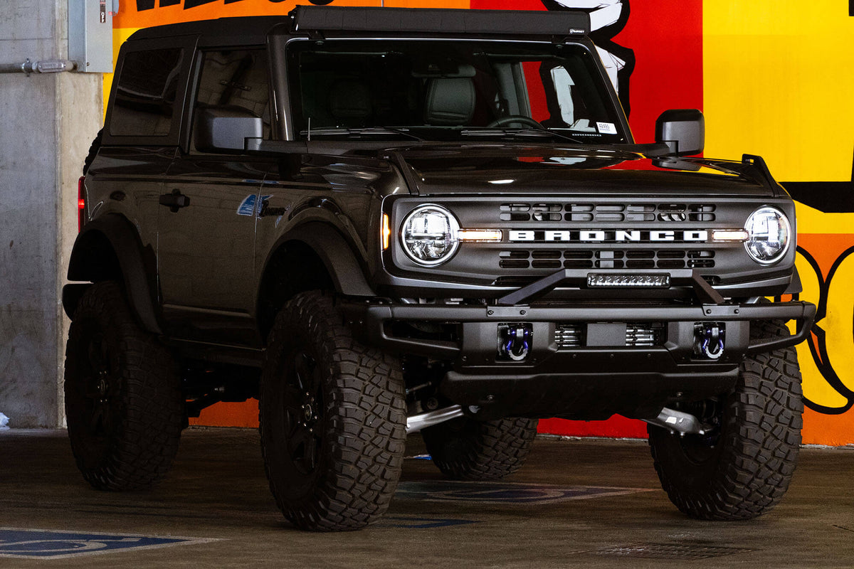 2021 2024 Ford Bronco Factory Modular Front Bumper Bull Bar DV8 Offroad