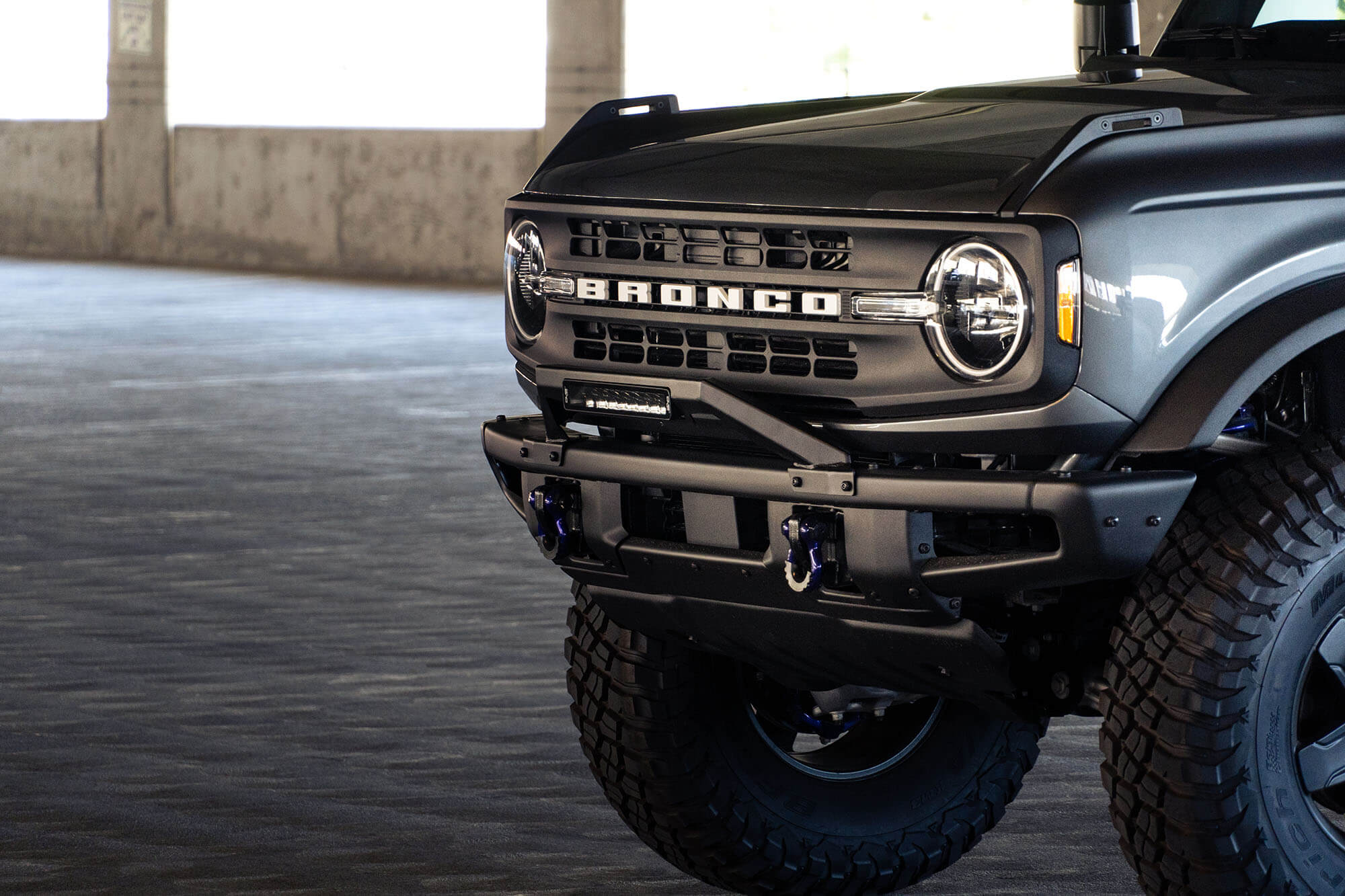 2021 2024 Ford Bronco Factory Modular Front Bumper Bull Bar DV8 Offroad