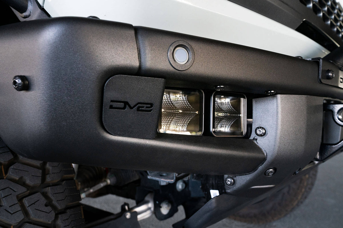 2021 2024 Ford Bronco Factory Bumper Pocket Light Mount DV8 Offroad