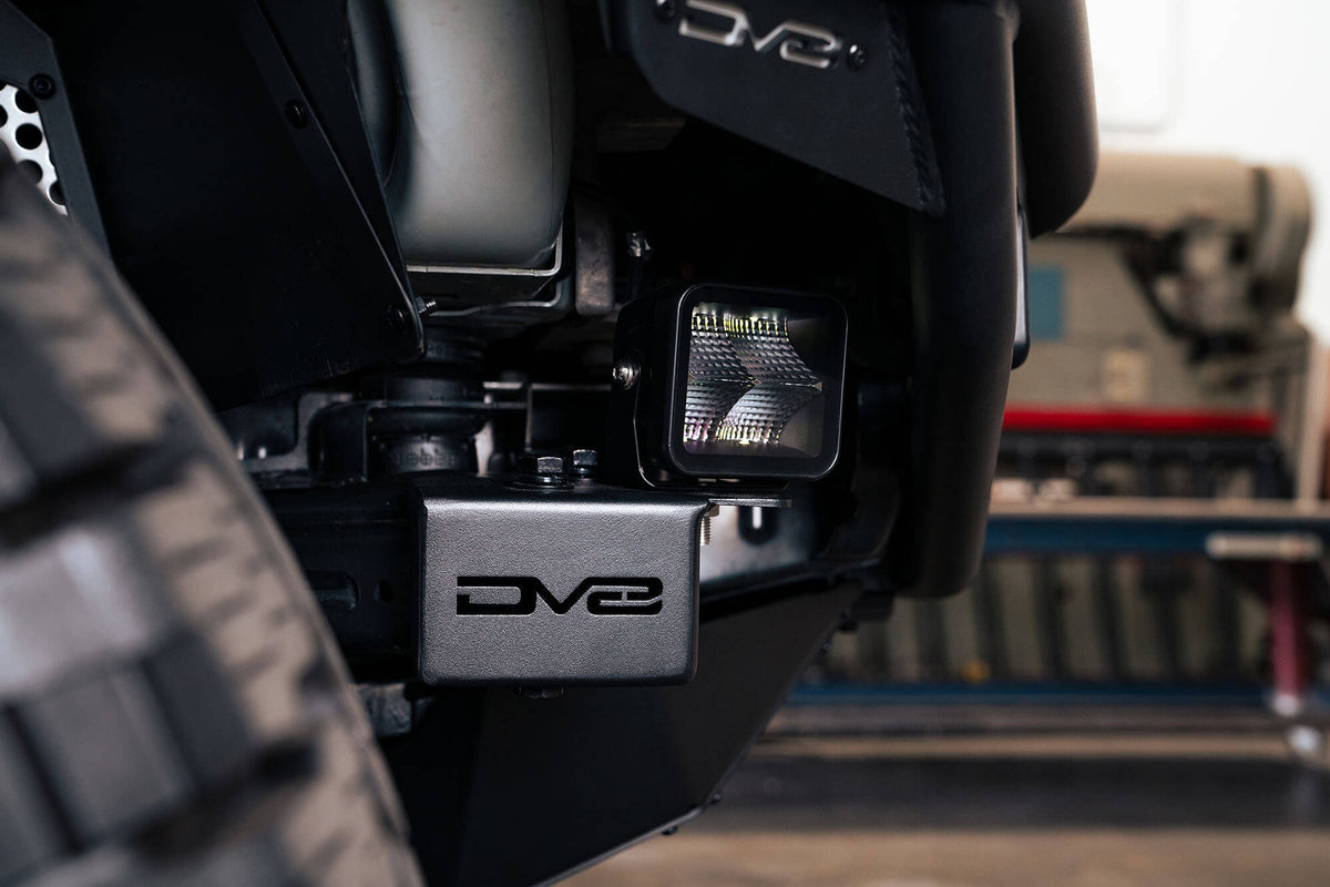 2021 2024 Ford Bronco Crash Bar Caps With Accessory Mount DV8 Offroad