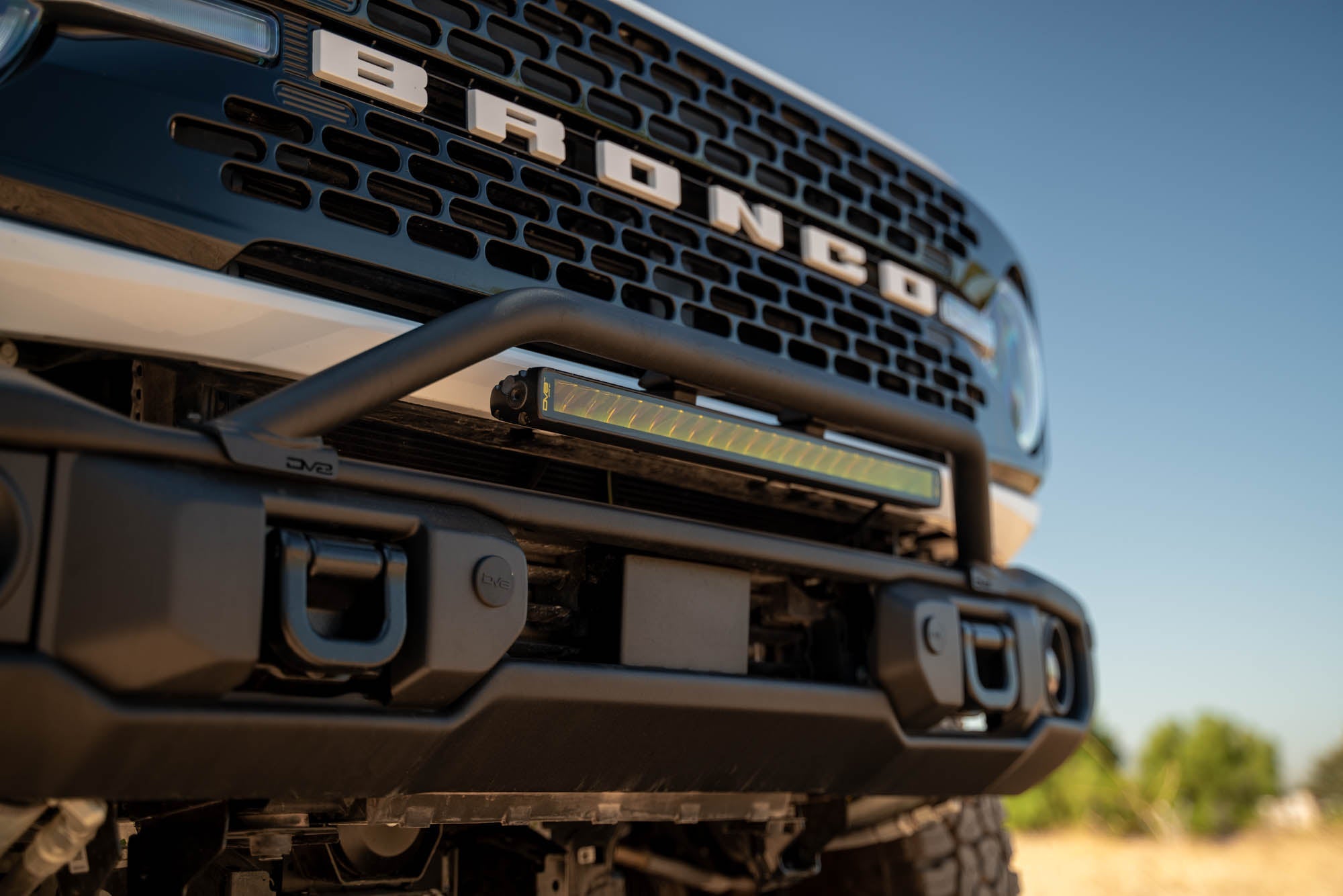 2021 2024 Ford Bronco Capable Bull Bar DV8 Offroad