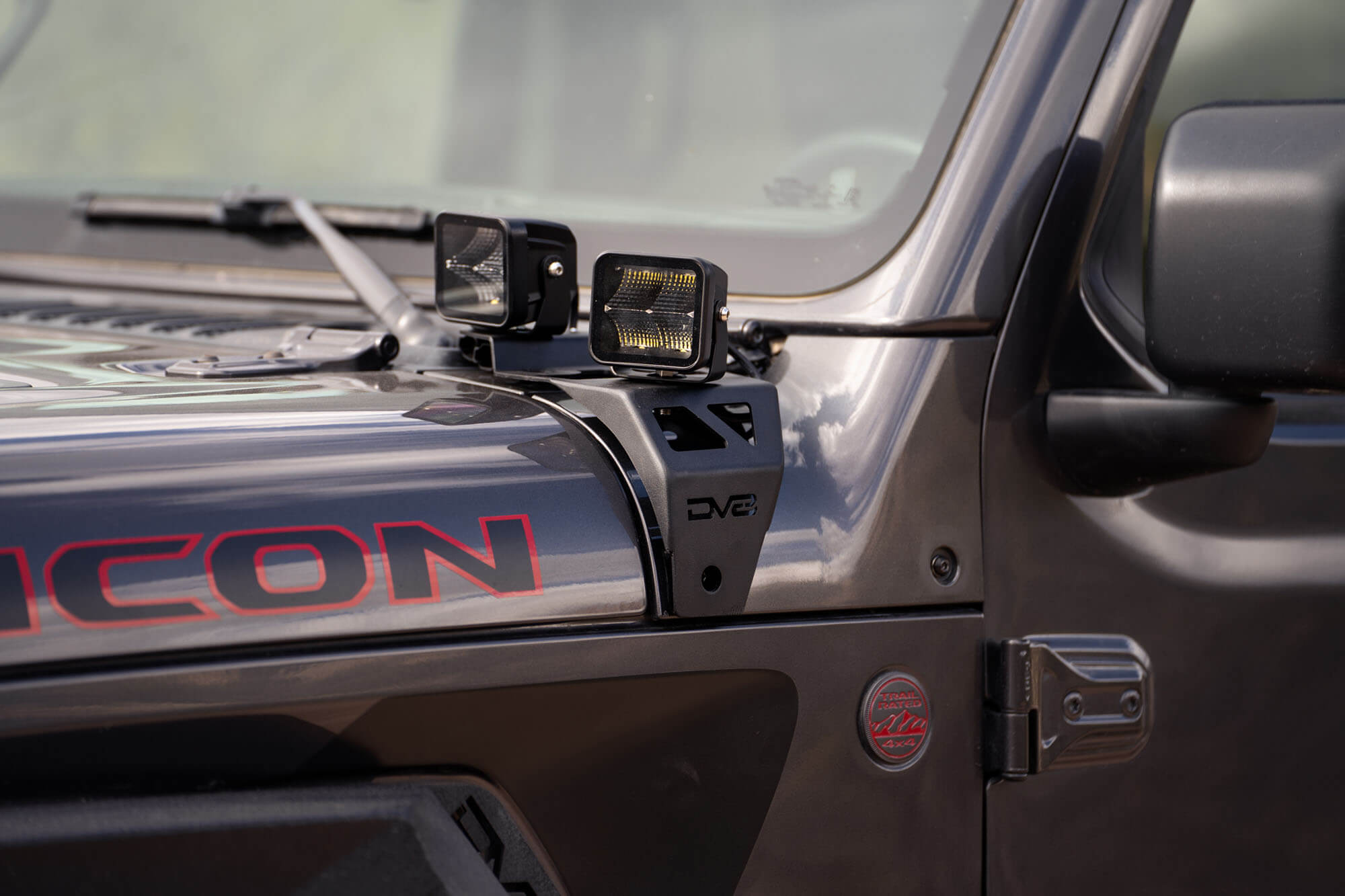 2018 2025 Jeep Wrangler JL JLU Gladiator JT A Pillar Dual Pod Light Mounts DV8 Offroad