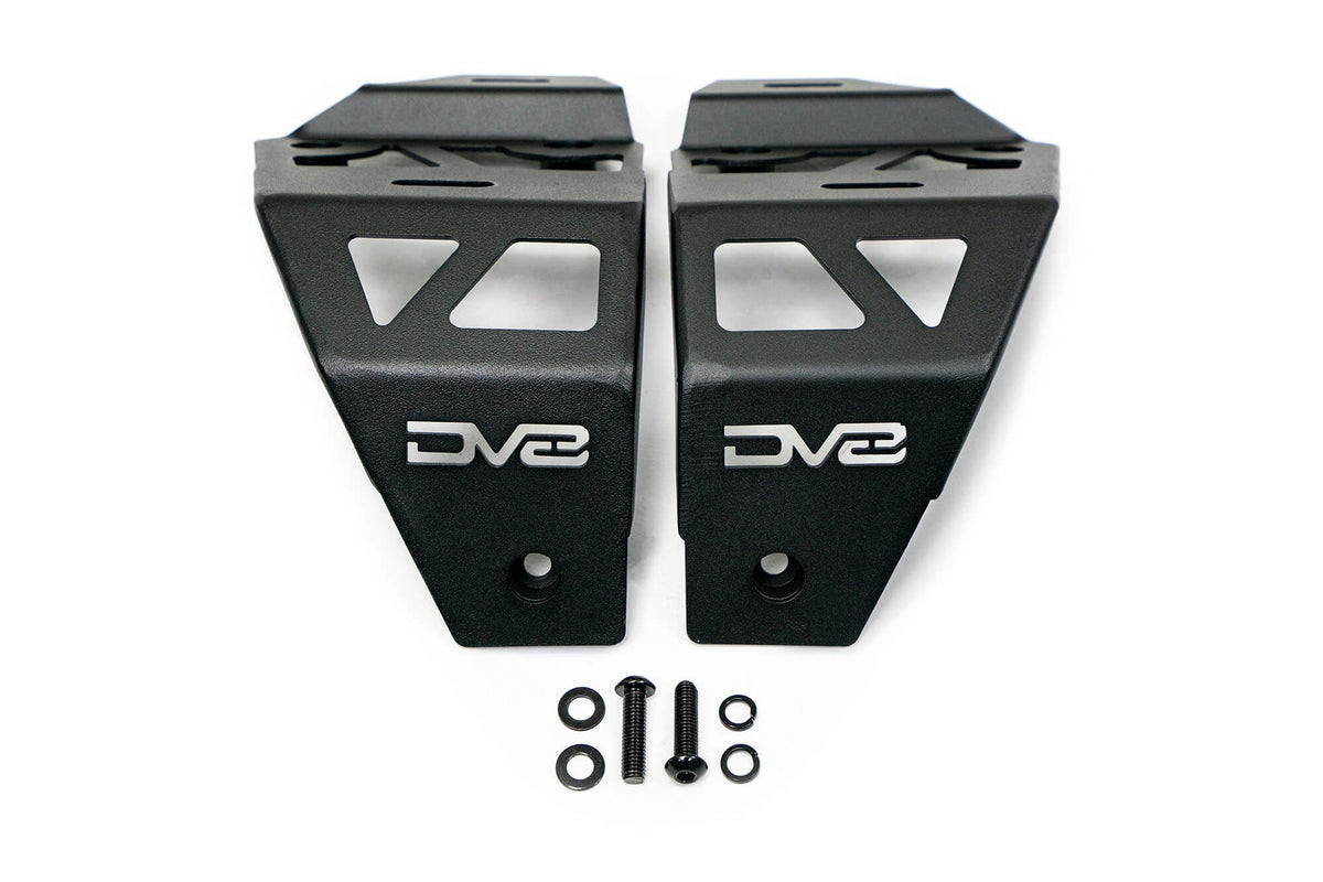 2018 2025 Jeep Wrangler JL JLU Gladiator JT A Pillar Dual Pod Light Mounts DV8 Offroad