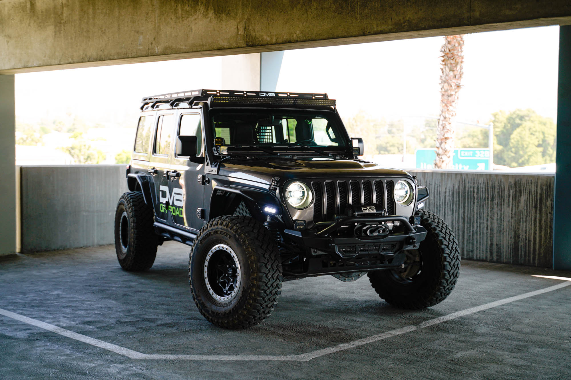 2018 2025 Jeep Wrangler JL JLU Gladiator JT 50 Inch Light Bar Mount DV8 Offroad