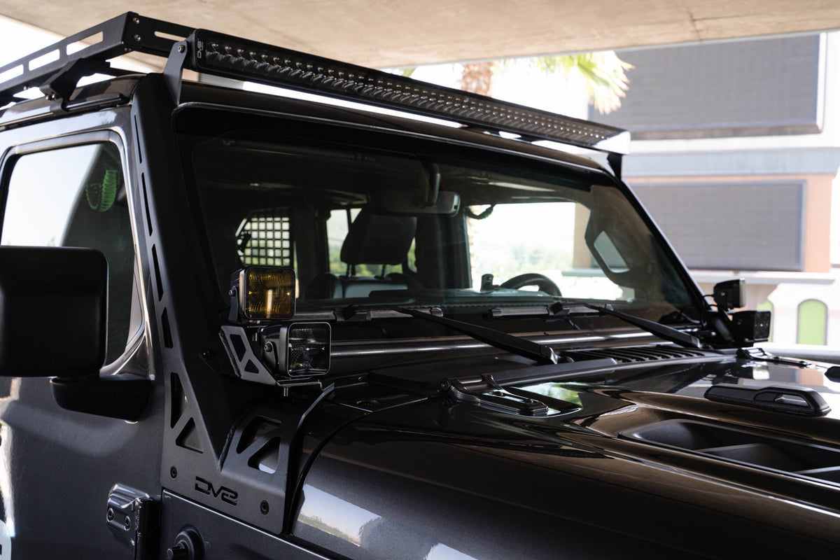 2018 2025 Jeep Wrangler JL JLU Gladiator JT 50 Inch Light Bar Mount DV8 Offroad