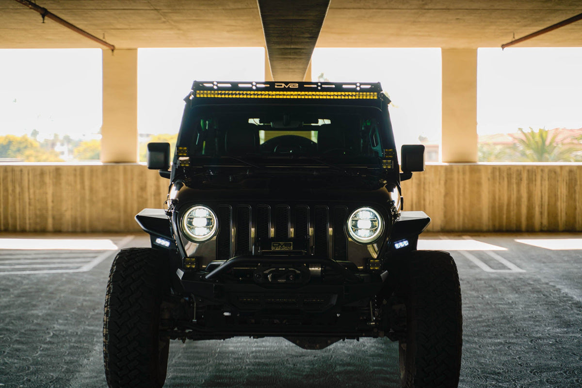 2018 2025 Jeep Wrangler JL JLU Gladiator JT 50 Inch Light Bar Mount DV8 Offroad
