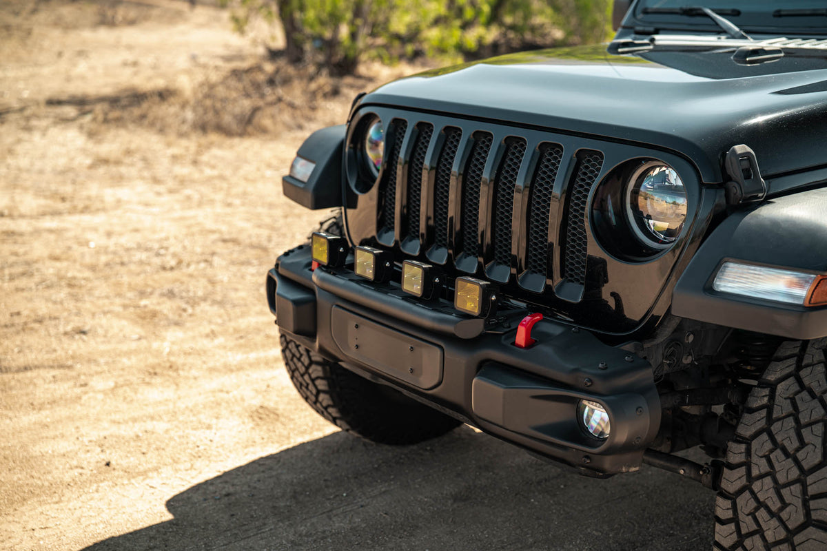 2018 2025 Wrangler JL Push Bar for Mopar Rubicon Steel Bumper DV8 Offroad