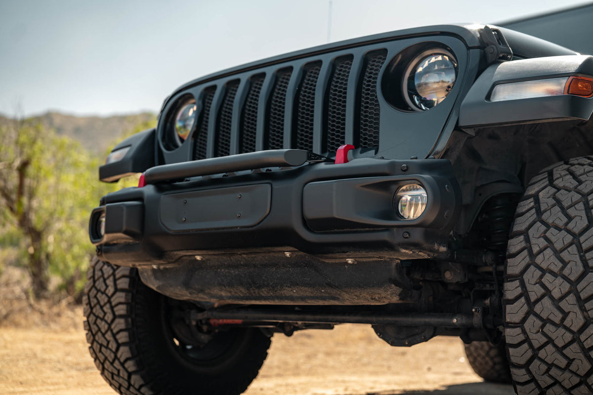 2018 2025 Wrangler JL Push Bar for Mopar Rubicon Steel Bumper DV8 Offroad