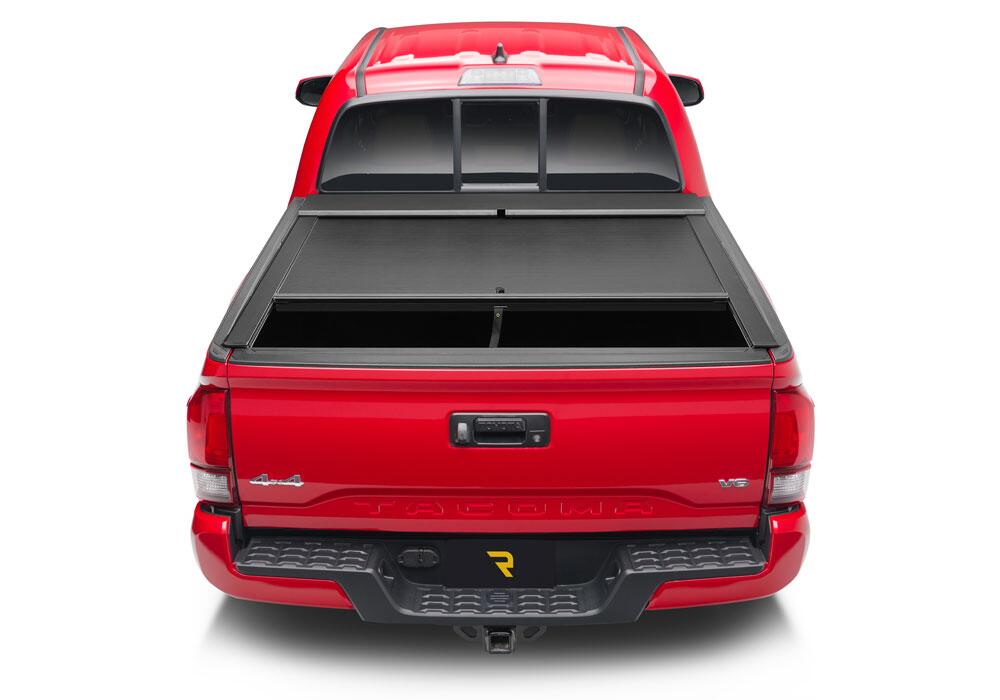 M-Series Locking Retractable Truck Bed Cover for 2016-2023 Toyota Tacoma Access/Double Cab 6 Ft. Bed without Trail Special Edition Storage Boxes Roll N Lock