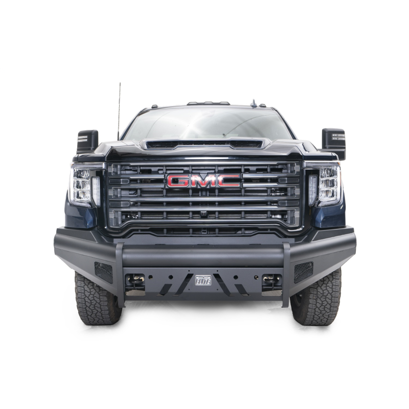 Fab Fours Black Steel Front Bumper Model GM20-Q5061-1
