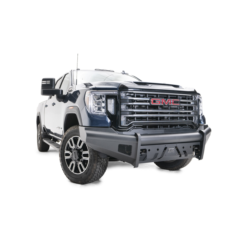 Fab Fours Black Steel Front Bumper Model GM20-Q5061-1