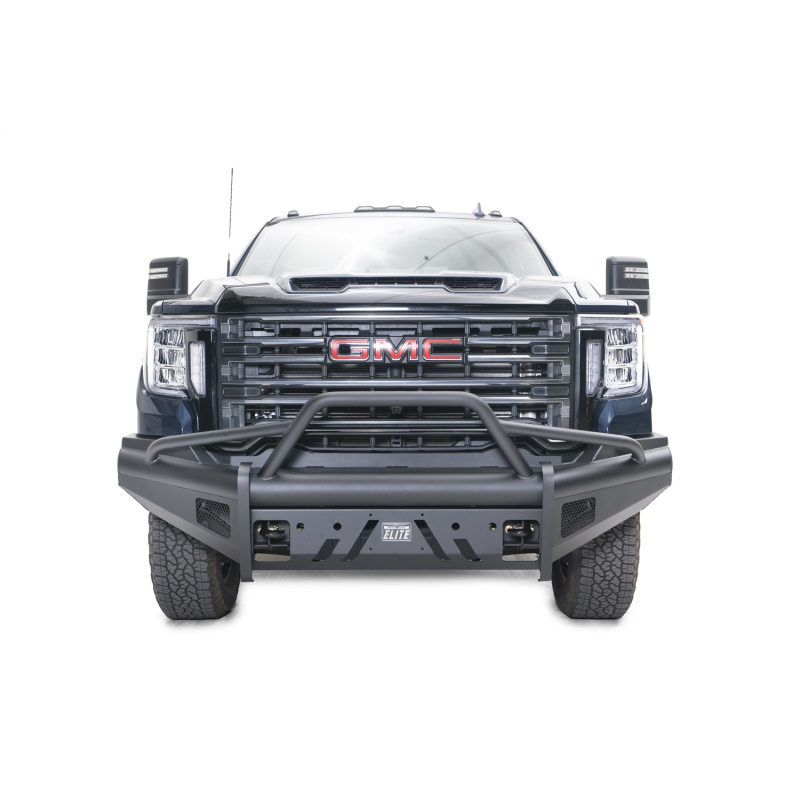 Fab Fours Black Steel Front Bumper w/ Pre Runner Guard Model GM20-Q5062-1