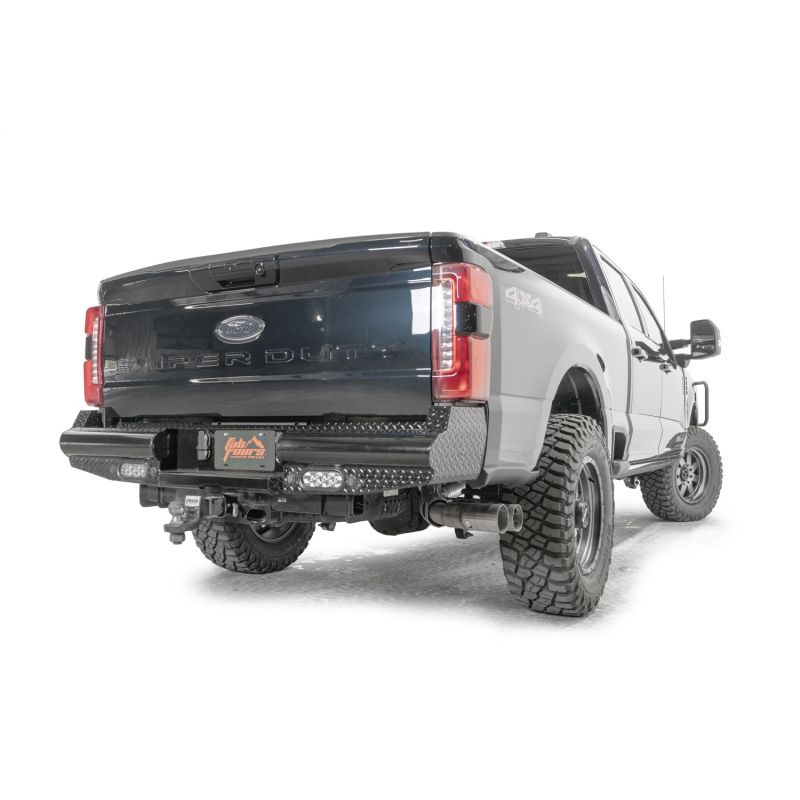 Fab Fours Black Steel Rear Bumper Model FS23-T5950-1