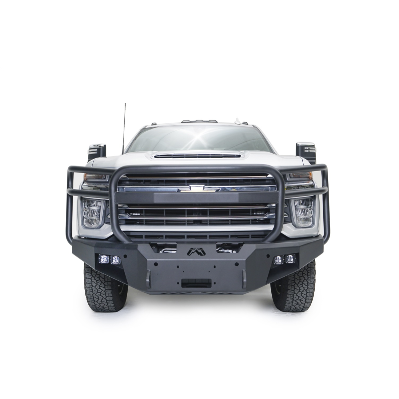 Fab Fours Premium Winch Front Bumper w/ Grille Guard Model CH20-A4950-1