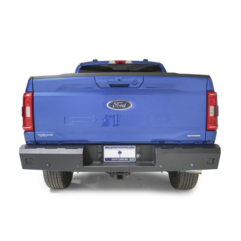Fab Fours Red Steel Rear Bumper Model FF21-RT5150-1
