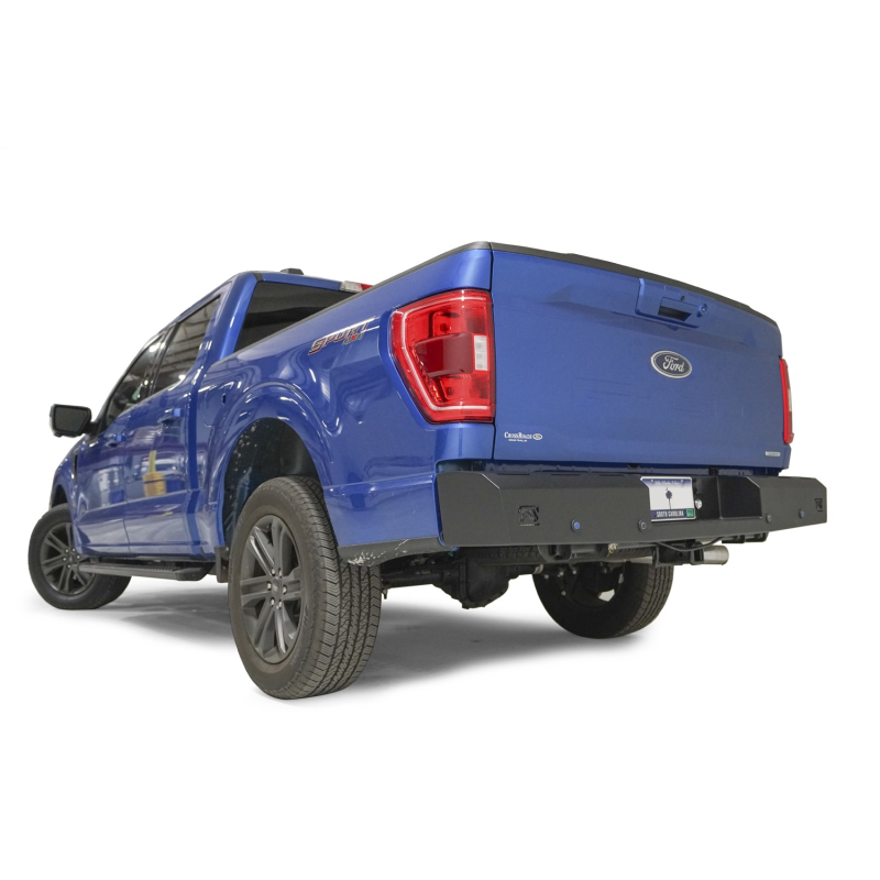 Fab Fours Red Steel Rear Bumper Model FF21-RT5150-1