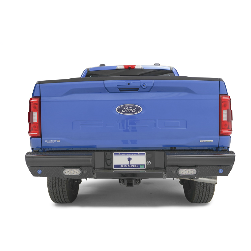 Fab Fours Black Steel Rear Bumper Model FF21-T5050-1