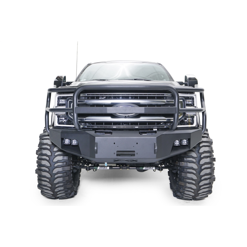 Fab Fours Premium Winch Front Bumper w/ Grille Guard Model FS17-A4160-1