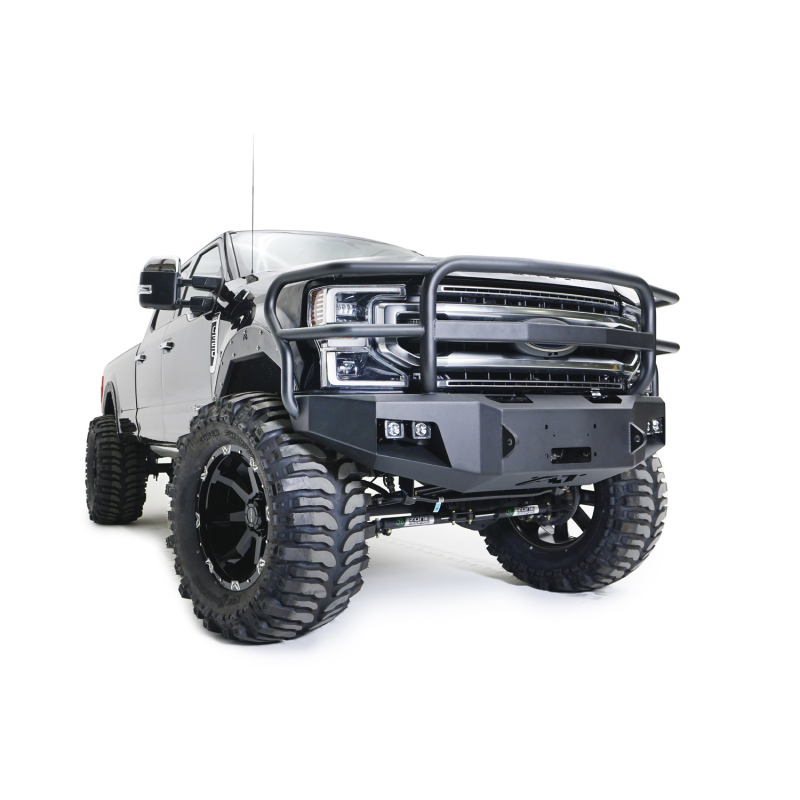 Fab Fours Premium Winch Front Bumper w/ Grille Guard Model FS17-A4160-1
