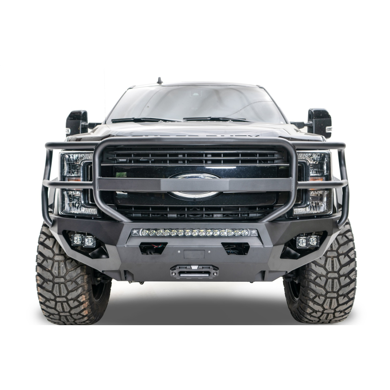 Fab Fours Matrix Front Bumper w/ Grille Guard Model FS17-X4160-1