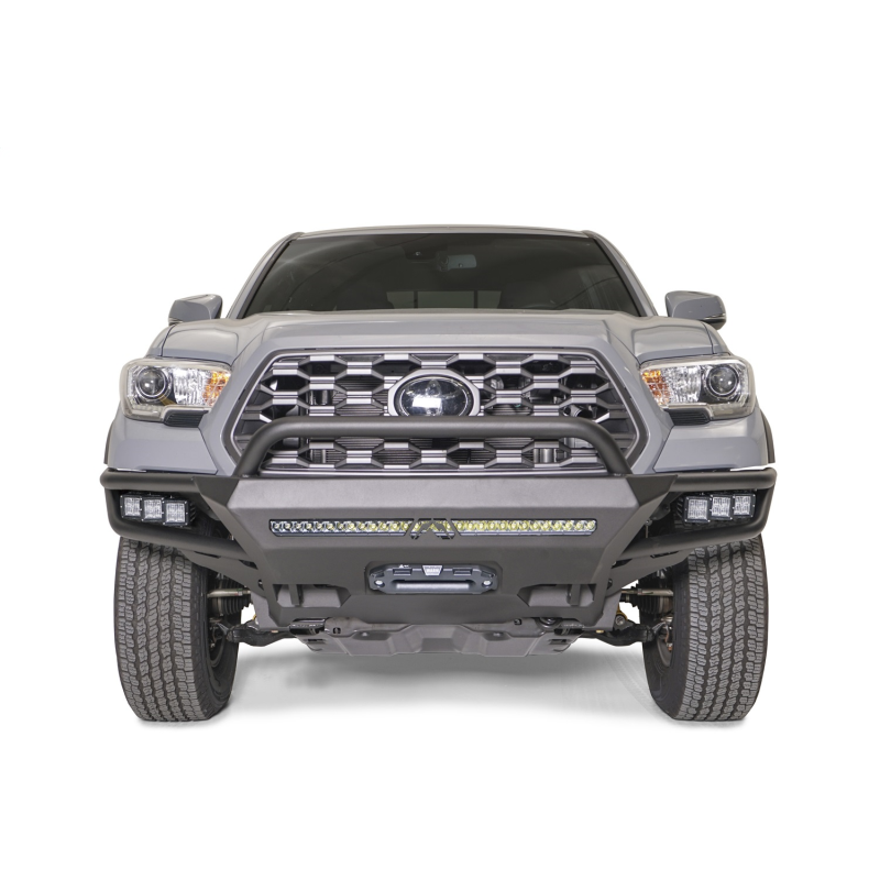 Fab Fours Winch Front Bumper w/ Pre Runner Guard Model TB16-02-1