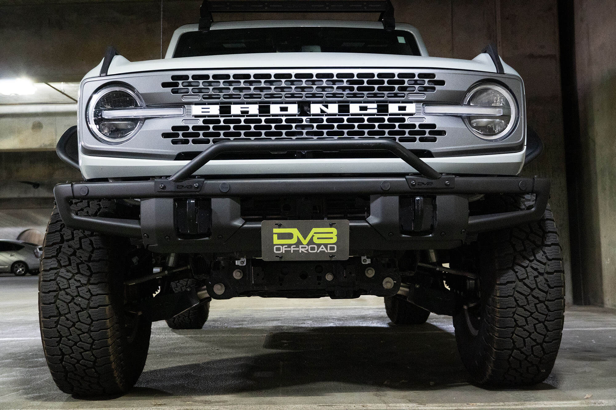 2021 2024 Ford Bronco Factory Front Bumper Center License Relocation Bracket DV8 Offroad