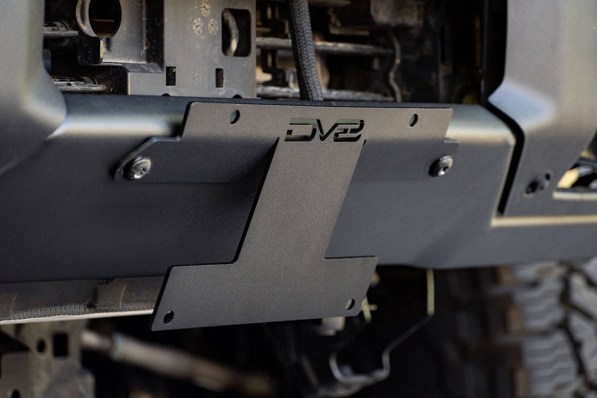 2021 2024 Ford Bronco Factory Front Bumper Center License Relocation Bracket DV8 Offroad