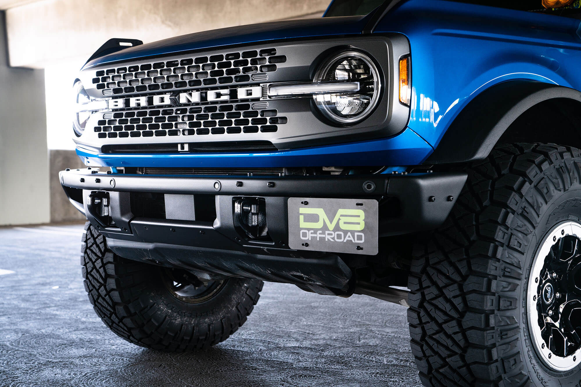 2021 2024 Ford Bronco Factory Front Bumper Side License Relocation Bracket DV8 Offroad