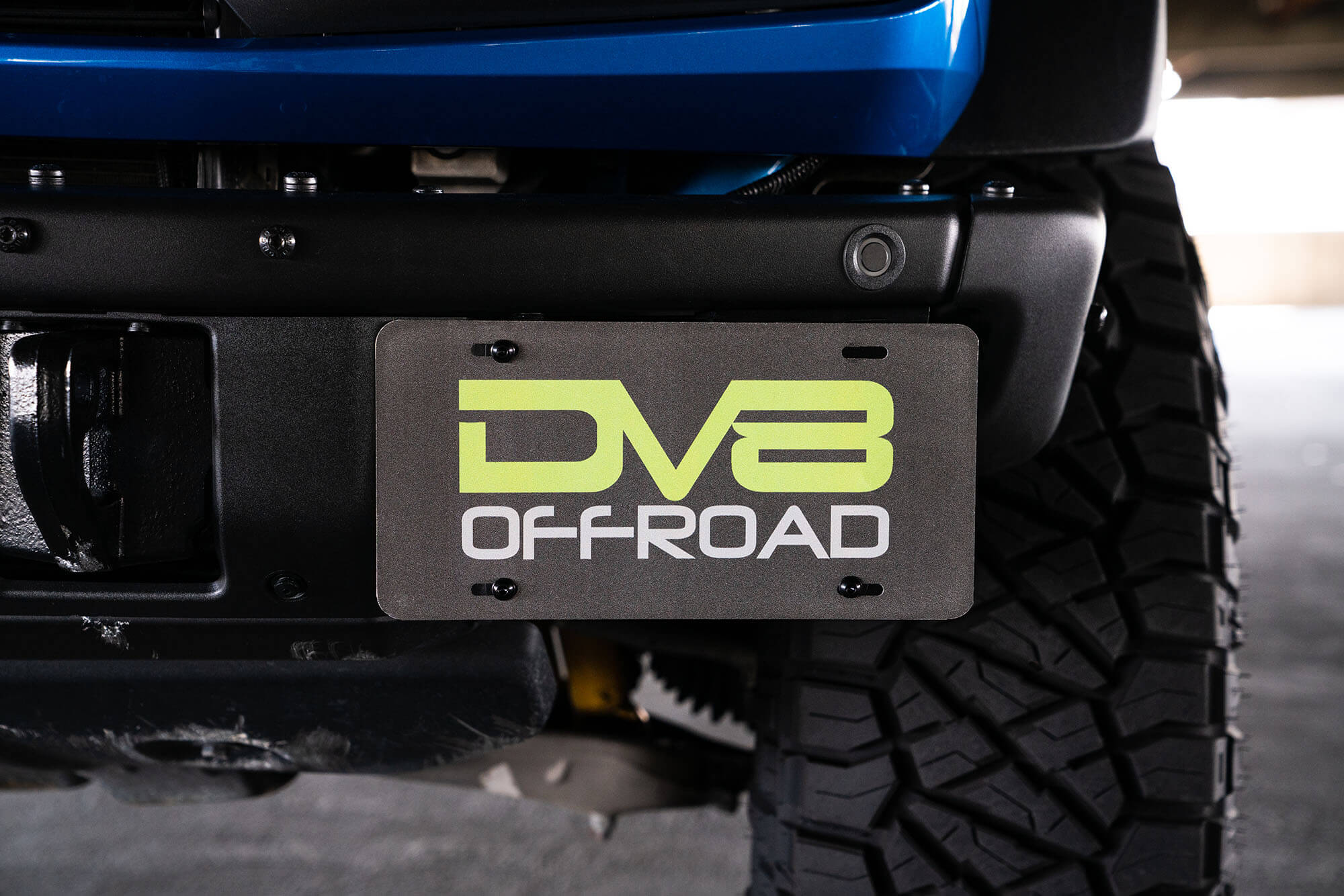 2021 2024 Ford Bronco Factory Front Bumper Side License Relocation Bracket DV8 Offroad