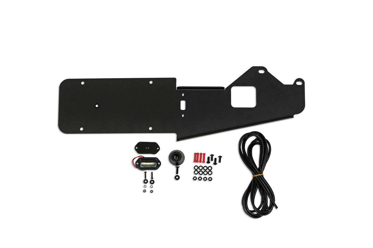 2021 2024 Ford Bronco Rear License Plate Relocation Bracket DV8 Offroad