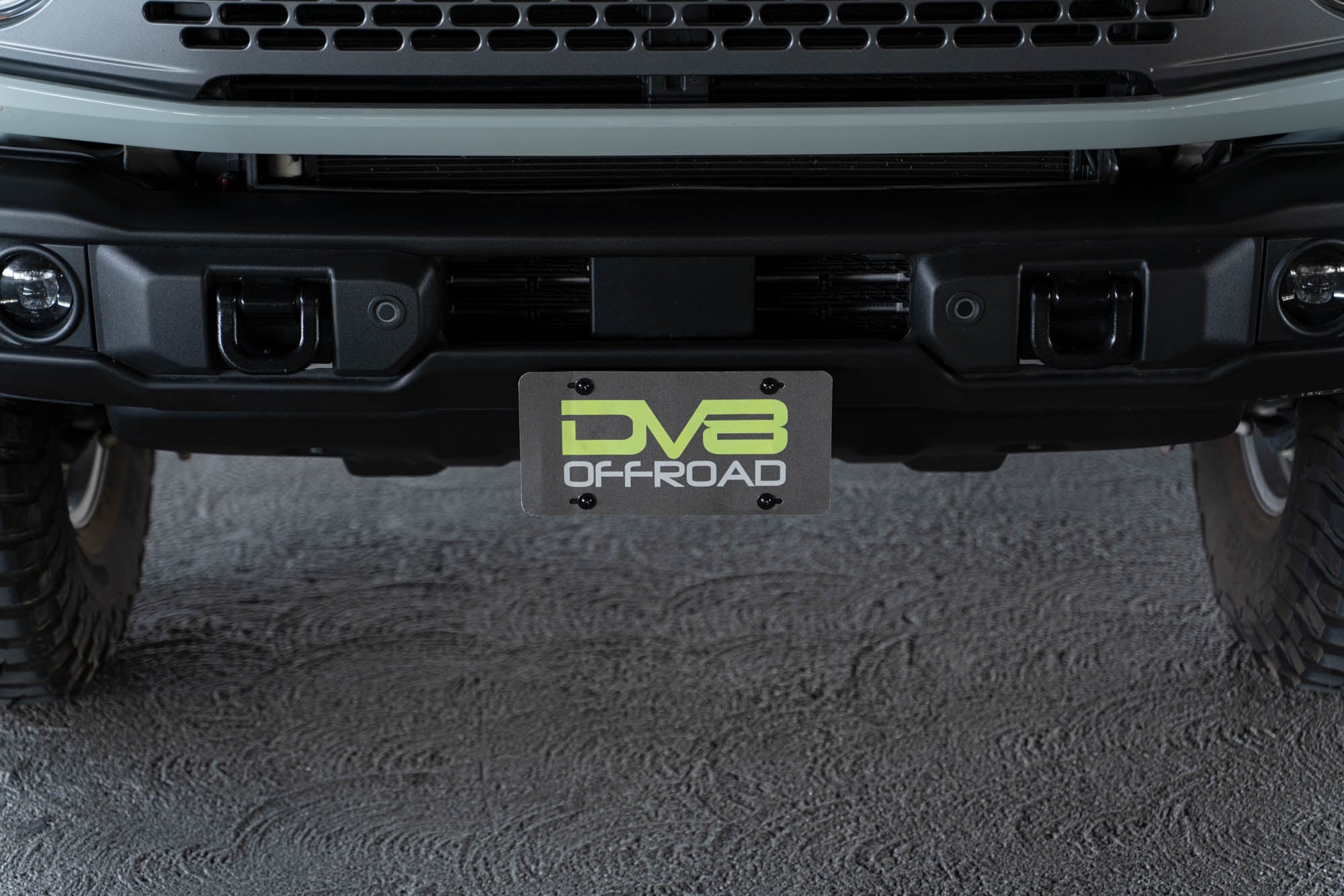 2021 2024 Ford Bronco Capable Bumper Front License Plate Mount DV8 Offroad