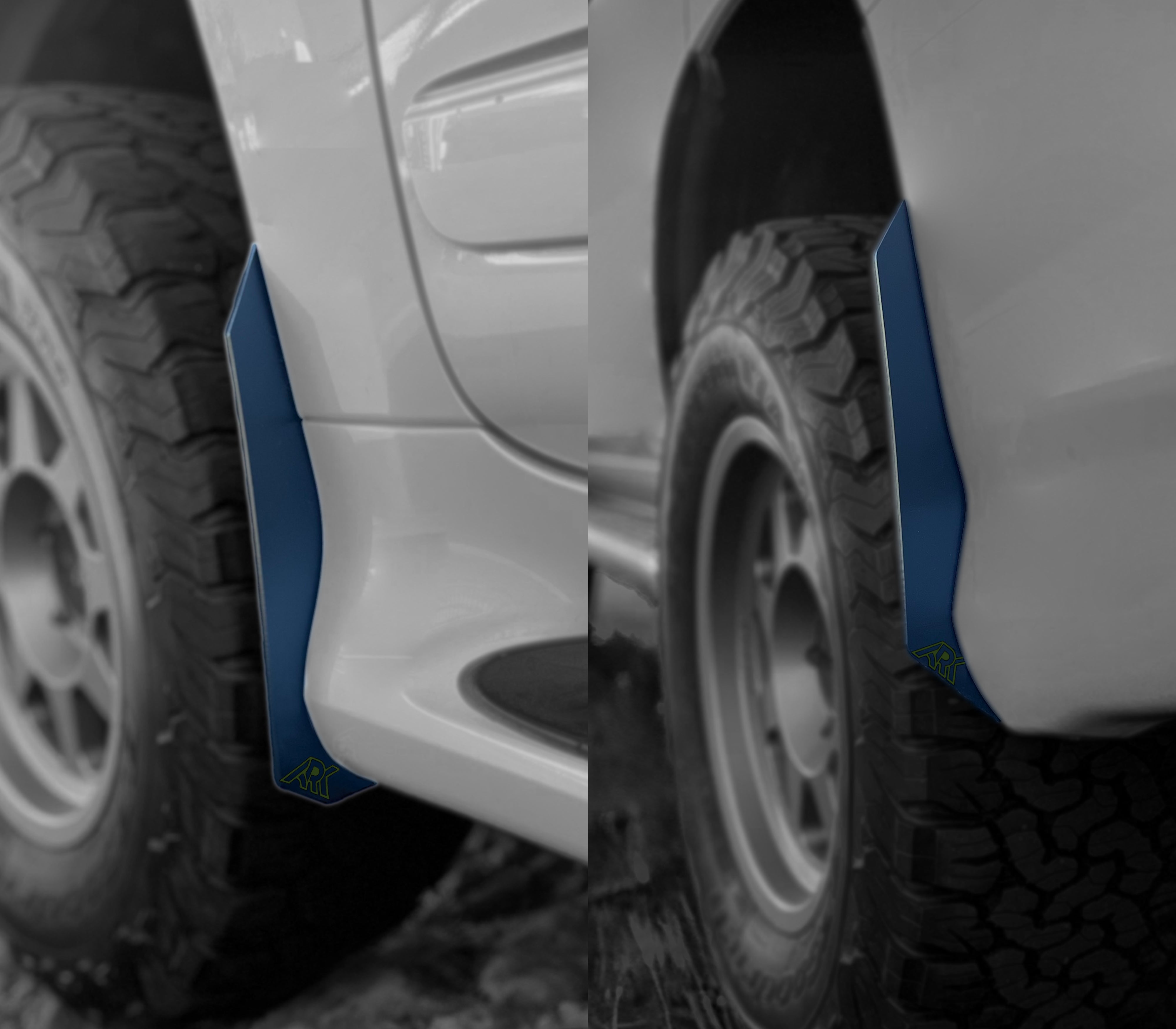 Lexus GX 460 TriXpoly Micro Flare MudFlap Deletes showcasing sleek design and durable material for enhanced off-road performance.