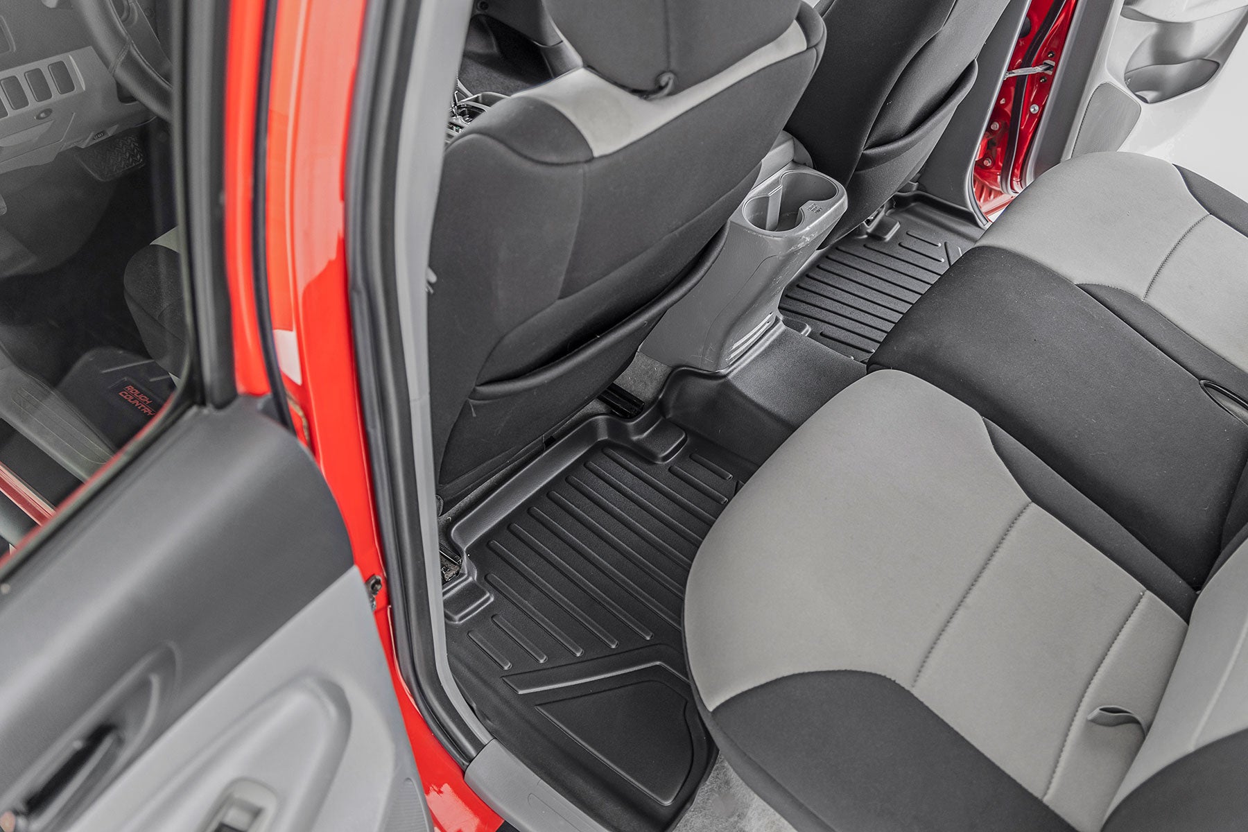 Floor Mats Front and Rear Double Cab Toyota Tacoma 2WD/4WD (2005-2011) Rough Country